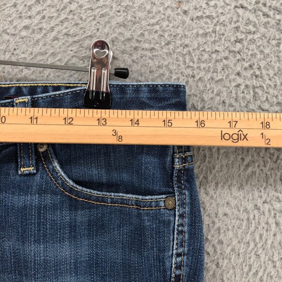 Adriano Goldschmied Jeans Womens 28R The Club Blue Flared Leg Medium Wash Denim* - Picture 10 of 14